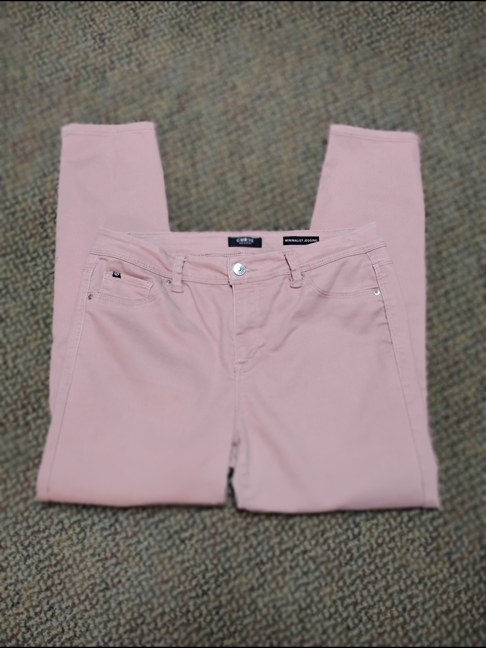 Light Mauve (Pink) Women’s Stretch Jeans - Unknown Brand